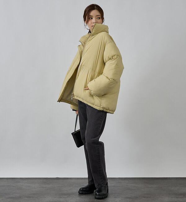 abahouse mavie「【non-no掲載】中綿オーバースタンドブルゾン」|ブルゾン・スタジャン|