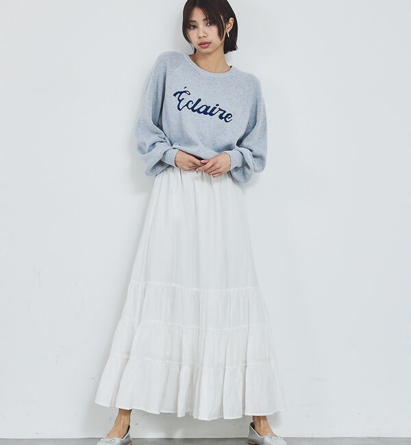 abahouse mavie「【新色追加】ロゴジャガードニット」|ニット・セーター|