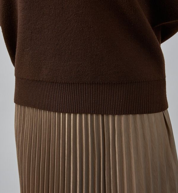 abahouse mavie「【新色追加】ロゴジャガードニット」|ニット・セーター|