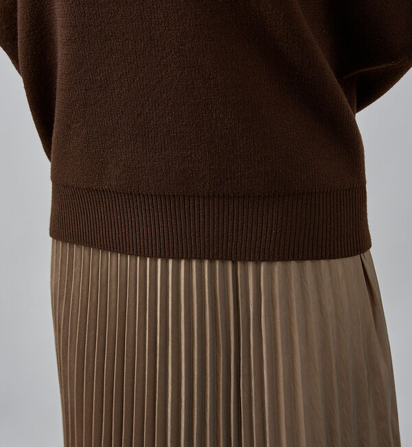 abahouse mavie「【新色追加】ロゴジャガードニット」|ニット・セーター|