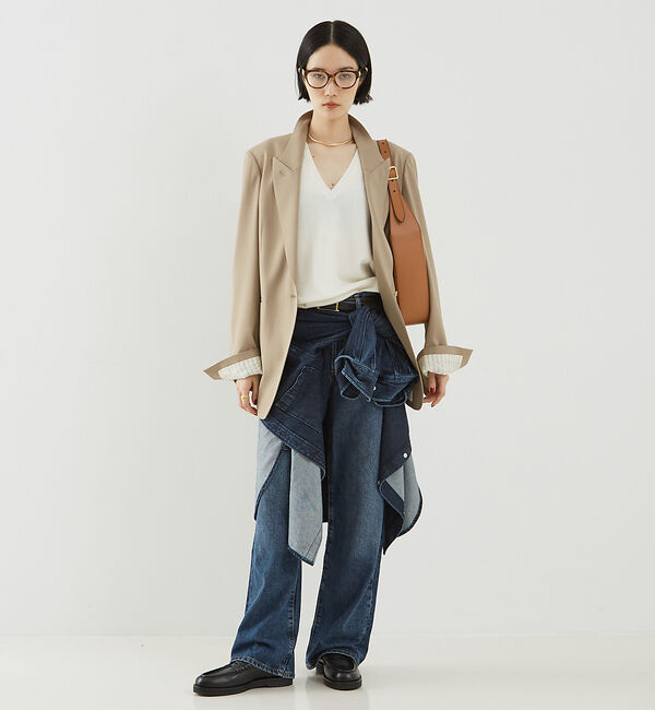 The Store by C' 「【COCUCA】スムースロングニットベスト」|ベスト・ジレ|