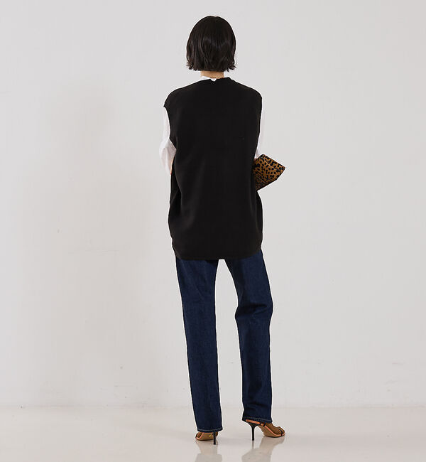 The Store by C' 「【COCUCA】スムースロングニットベスト」|ベスト・ジレ|