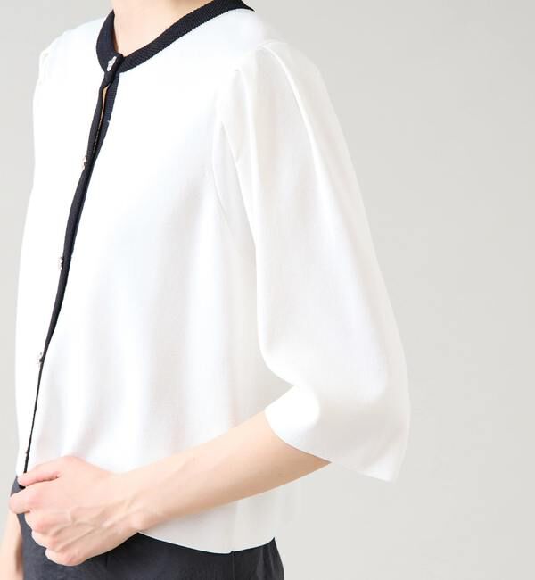 TIARA「ビジューボタンカーディガン」|カーディガン|