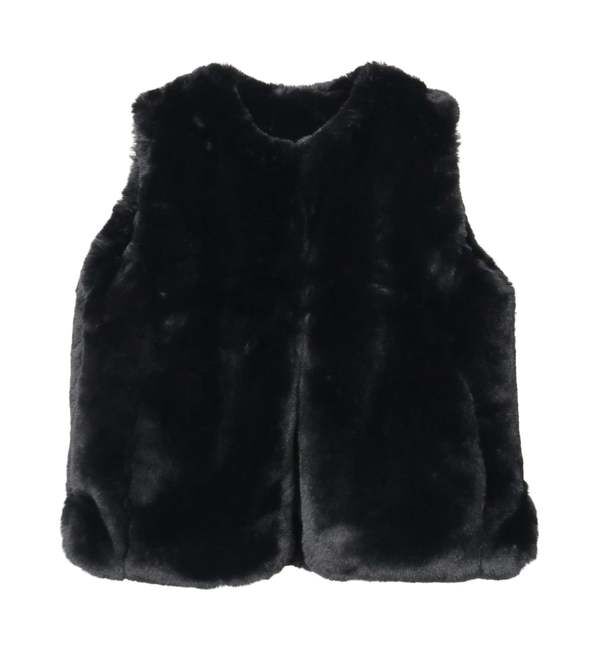 TIARA「【LANCER CLOTHING CORPORATION】ファーベスト（LCMD-063）」|ベスト・ジレ|ブラック