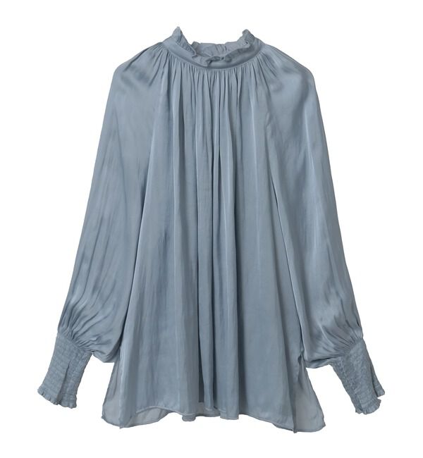 TIARA「【定番】2wayフリルネックギャザーブラウス」|シャツ・ブラウス|