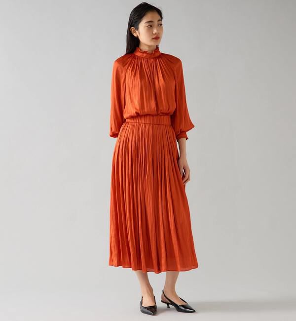 TIARA「【定番】2wayフリルネックギャザーブラウス」|シャツ・ブラウス|