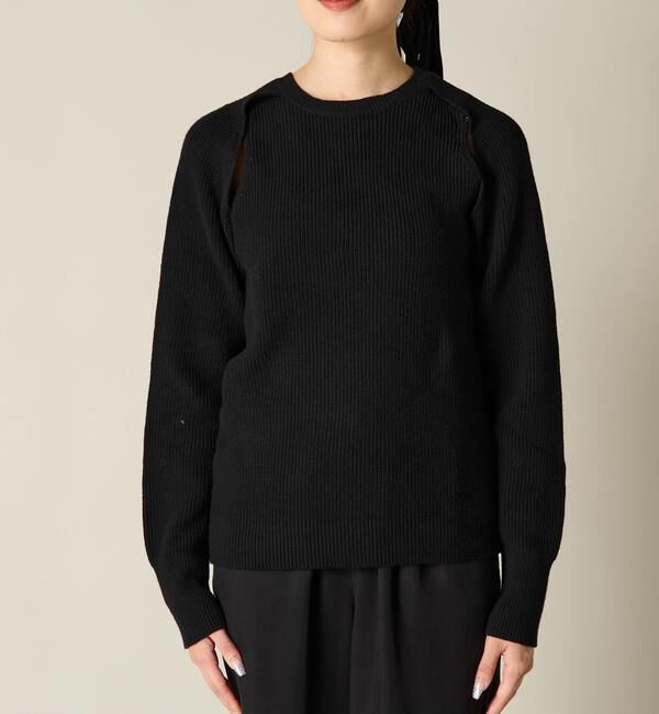 Liesse「スリット開きマルチウェイニット」|ニット・セーター|