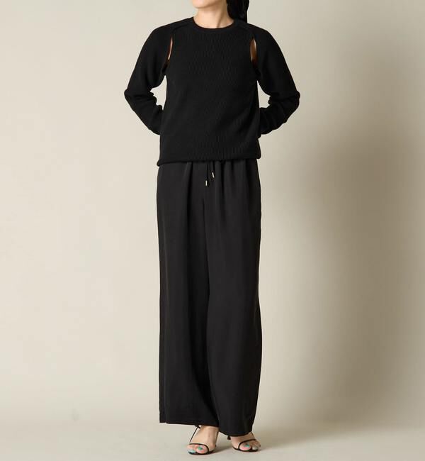 Liesse「スリット開きマルチウェイニット」|ニット・セーター|