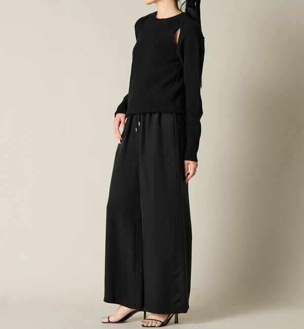 Liesse「スリット開きマルチウェイニット」|ニット・セーター|