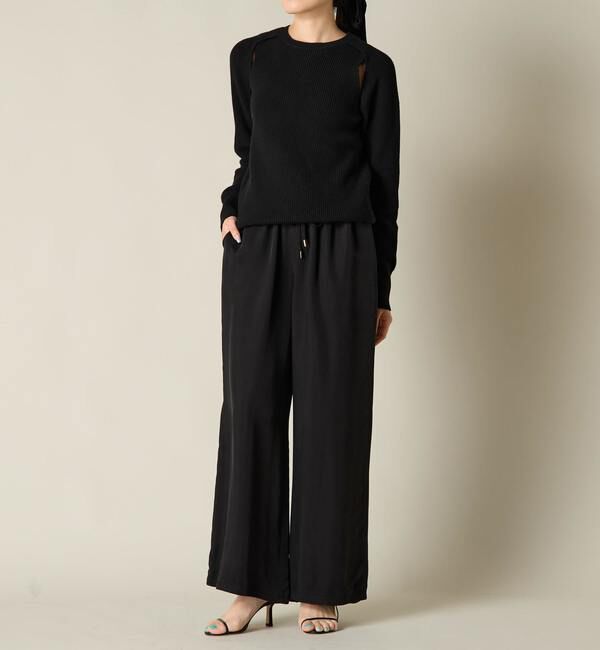 Liesse「スリット開きマルチウェイニット」|ニット・セーター|