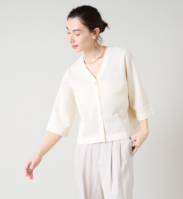 Liesse「メッシュ編みニットトップス」|ニット・セーター|