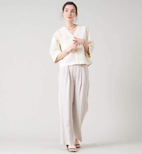 Liesse「メッシュ編みニットトップス」|ニット・セーター|