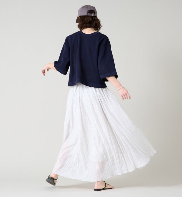 Liesse「メッシュ編みニットトップス」|ニット・セーター|