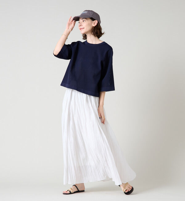 Liesse「メッシュ編みニットトップス」|ニット・セーター|