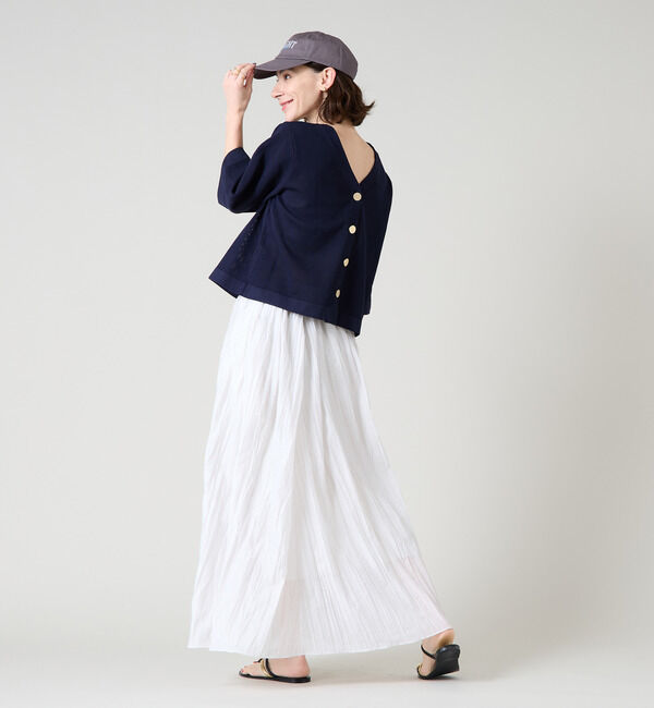 Liesse「メッシュ編みニットトップス」|ニット・セーター|