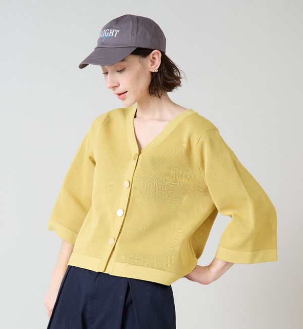 Liesse「メッシュ編みニットトップス」|ニット・セーター|