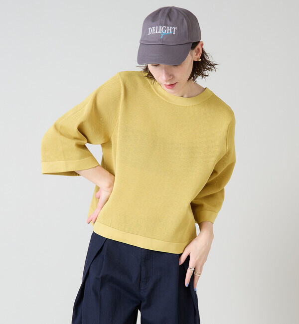 Liesse「メッシュ編みニットトップス」|ニット・セーター|