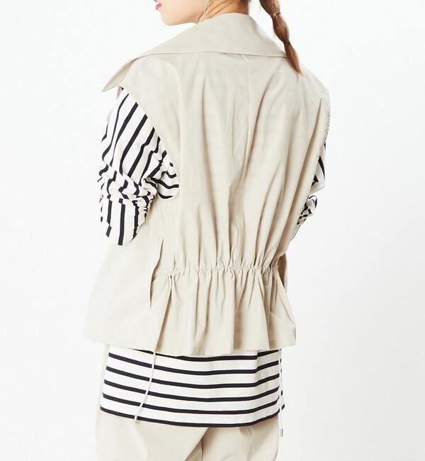  「予約受付2/28（月）まで！！【STELLA CIFFON】撥水素材ウエスト調整可能ジレ」|ベスト・ジレ|