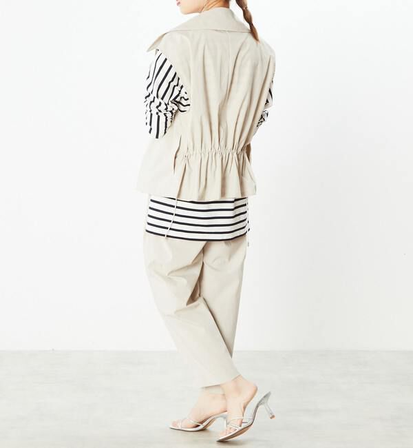  「予約受付2/28（月）まで！！【STELLA CIFFON】撥水素材ウエスト調整可能ジレ」|ベスト・ジレ|