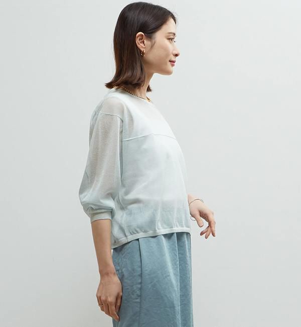 Soffitto「シアーニットオーバーサイズプルオーバー」|ニット・セーター|