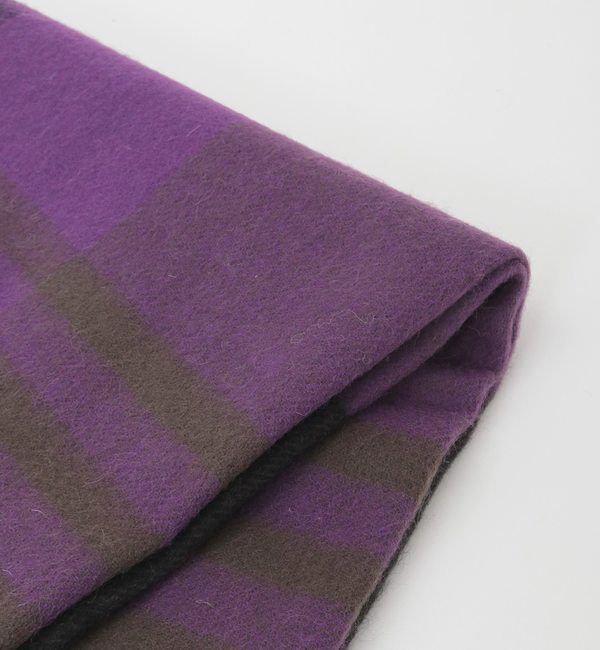 SOFFITTO「【TWEED MILL/ツイードミル】ラムウールチェック大判ストール」|ストール|