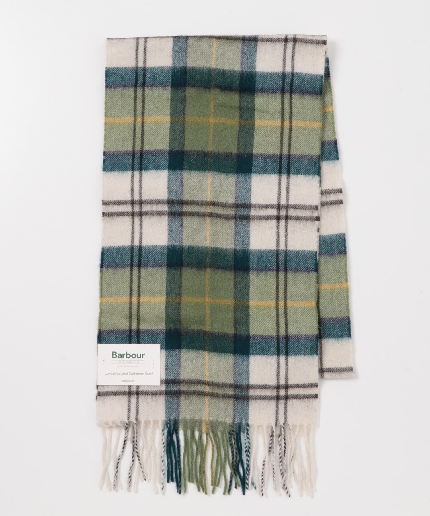 URBAN RESEARCH DOORS「Barbour　WOOLCASHMERE TARTAN SCARF」|マフラー|ベージュ系その他