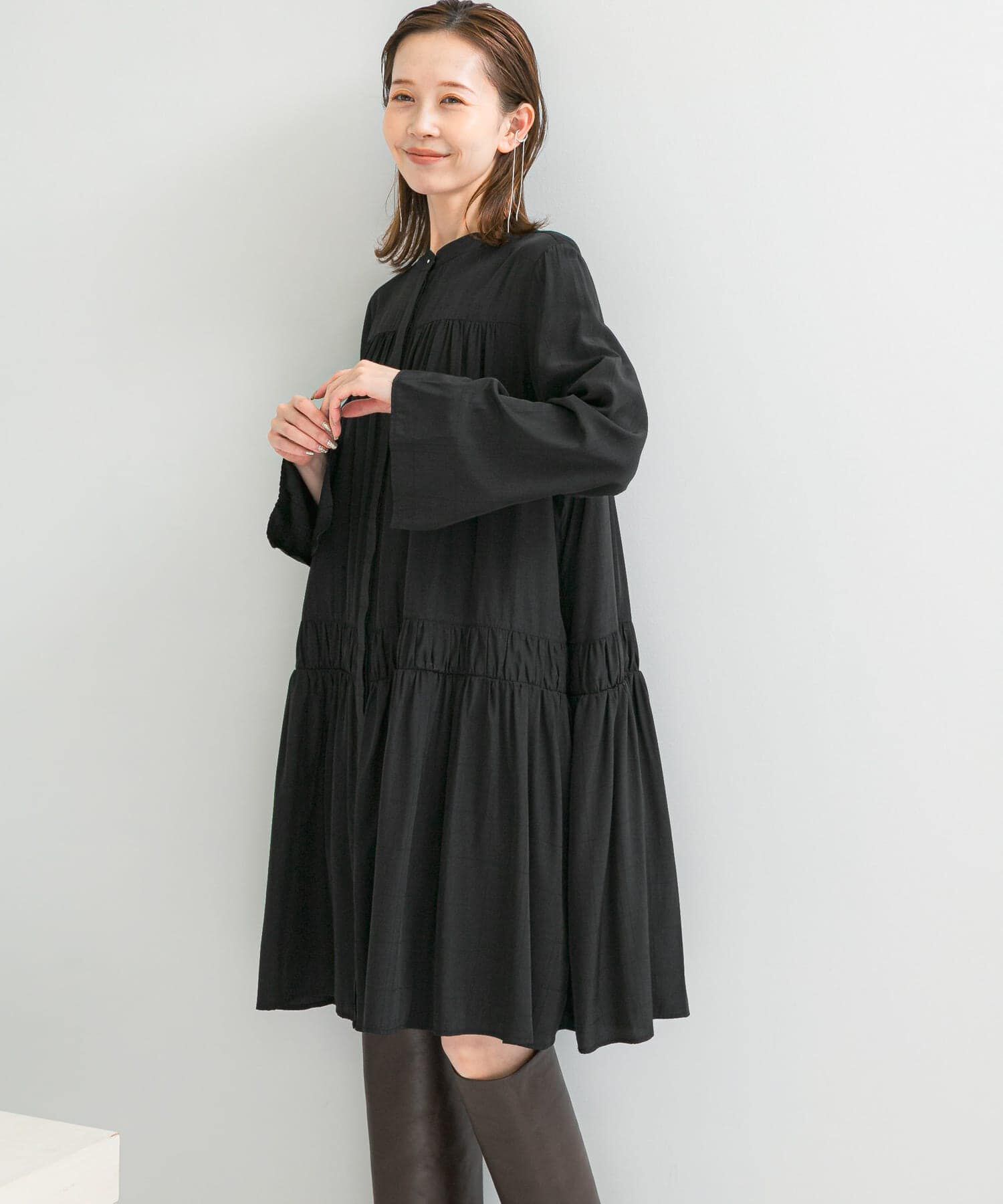 URBAN RESEARCH ROSSO「シャドーチェックミニワンピース」|ワンピース|