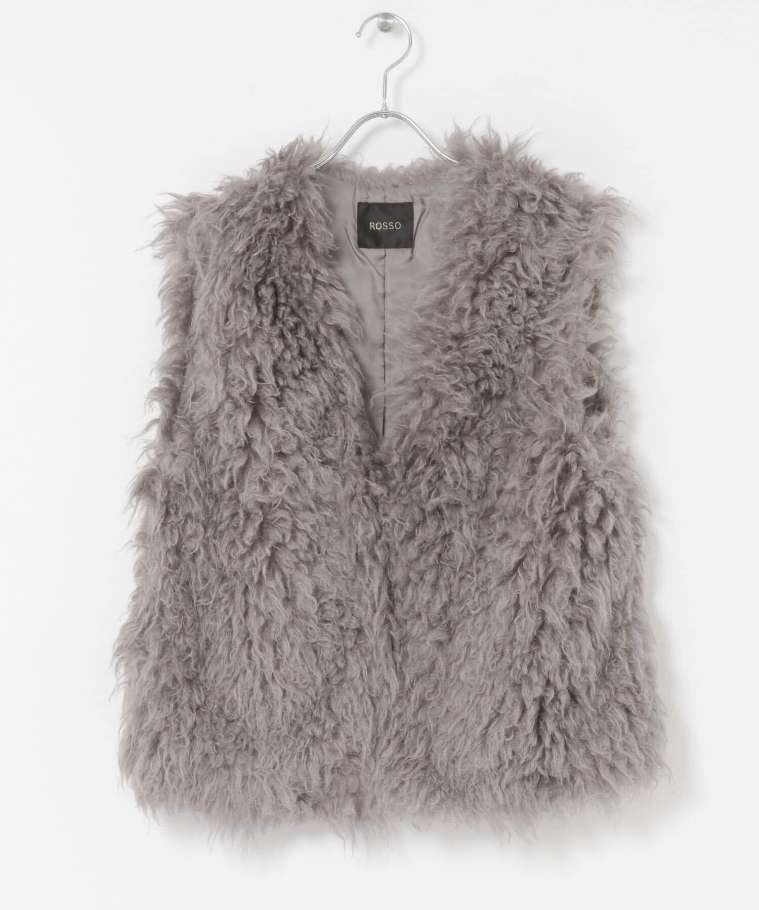 URBAN RESEARCH ROSSO「TISSAVELファーベスト」|ベスト・ジレ|