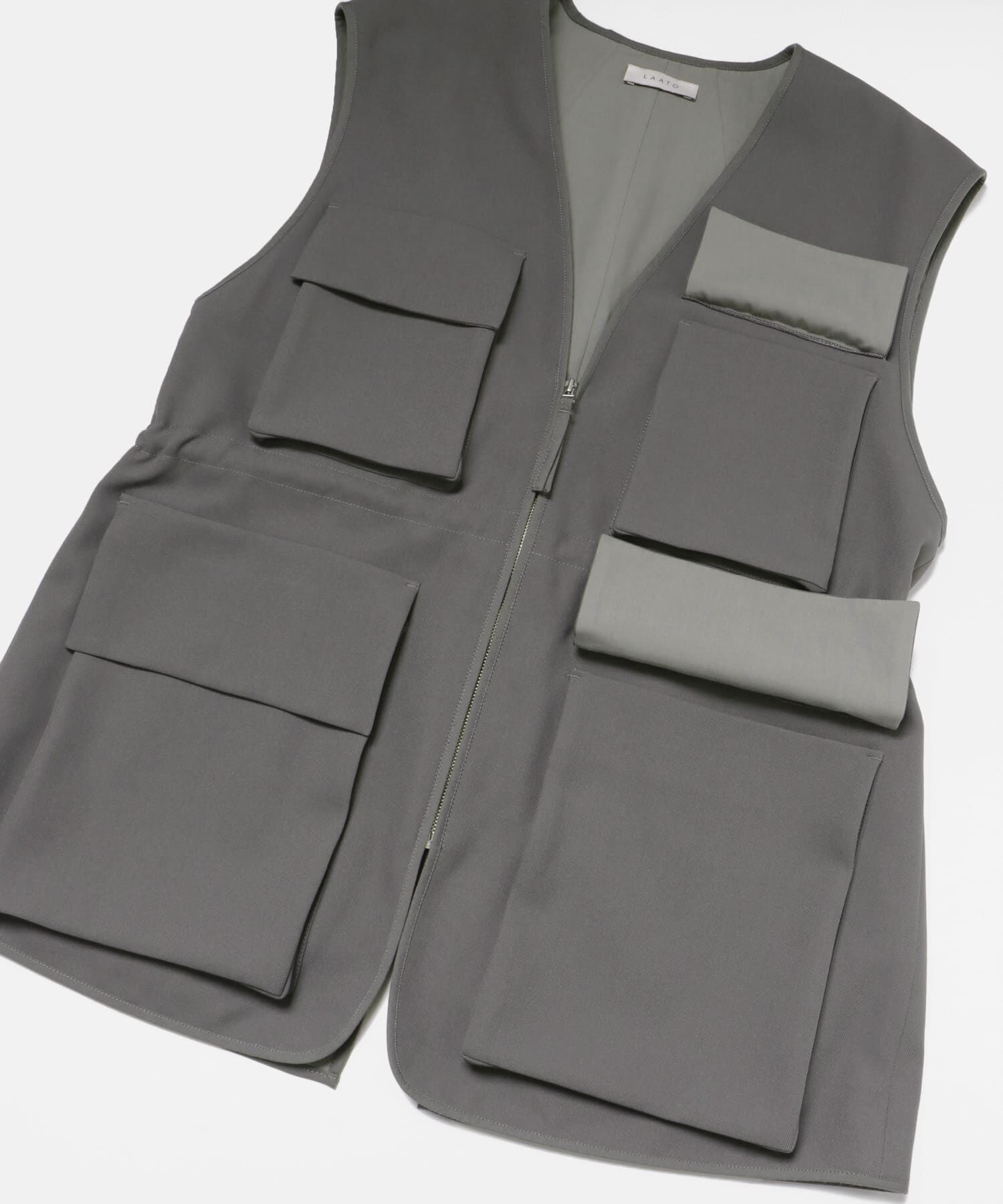LAATO「PIPING POCKET VEST」|ベスト・ジレ|