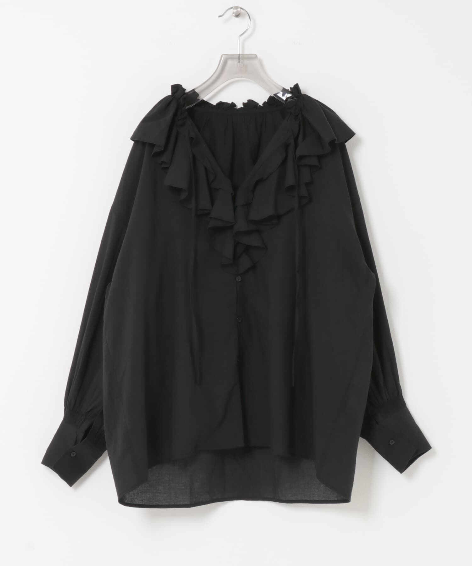 URBAN RESEARCH「『別注』crinkle crinkle crinkle&times;URBAN RESEARCH　cotton ruffle blouse」|シャツ・ブラウス|