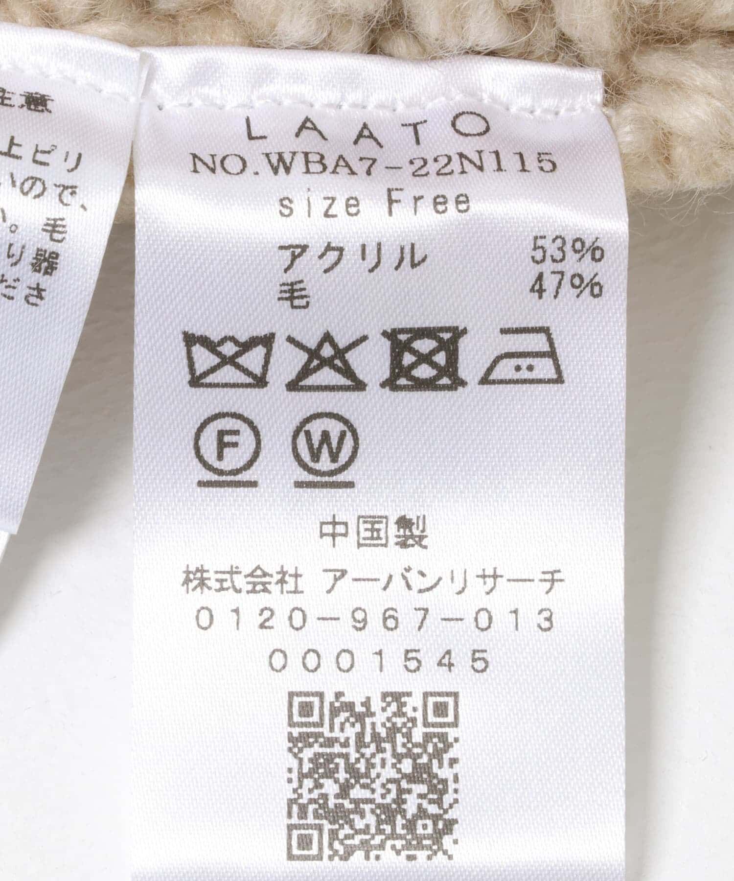 LAATO「hand knit vest」|ベスト・ジレ|