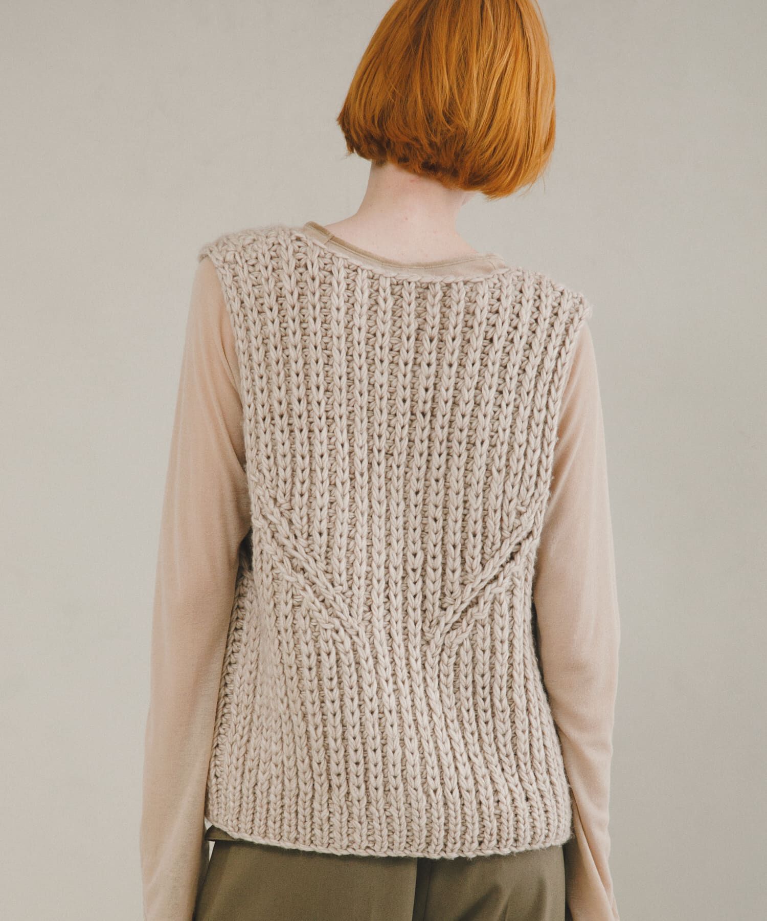 LAATO「hand knit vest」|ベスト・ジレ|