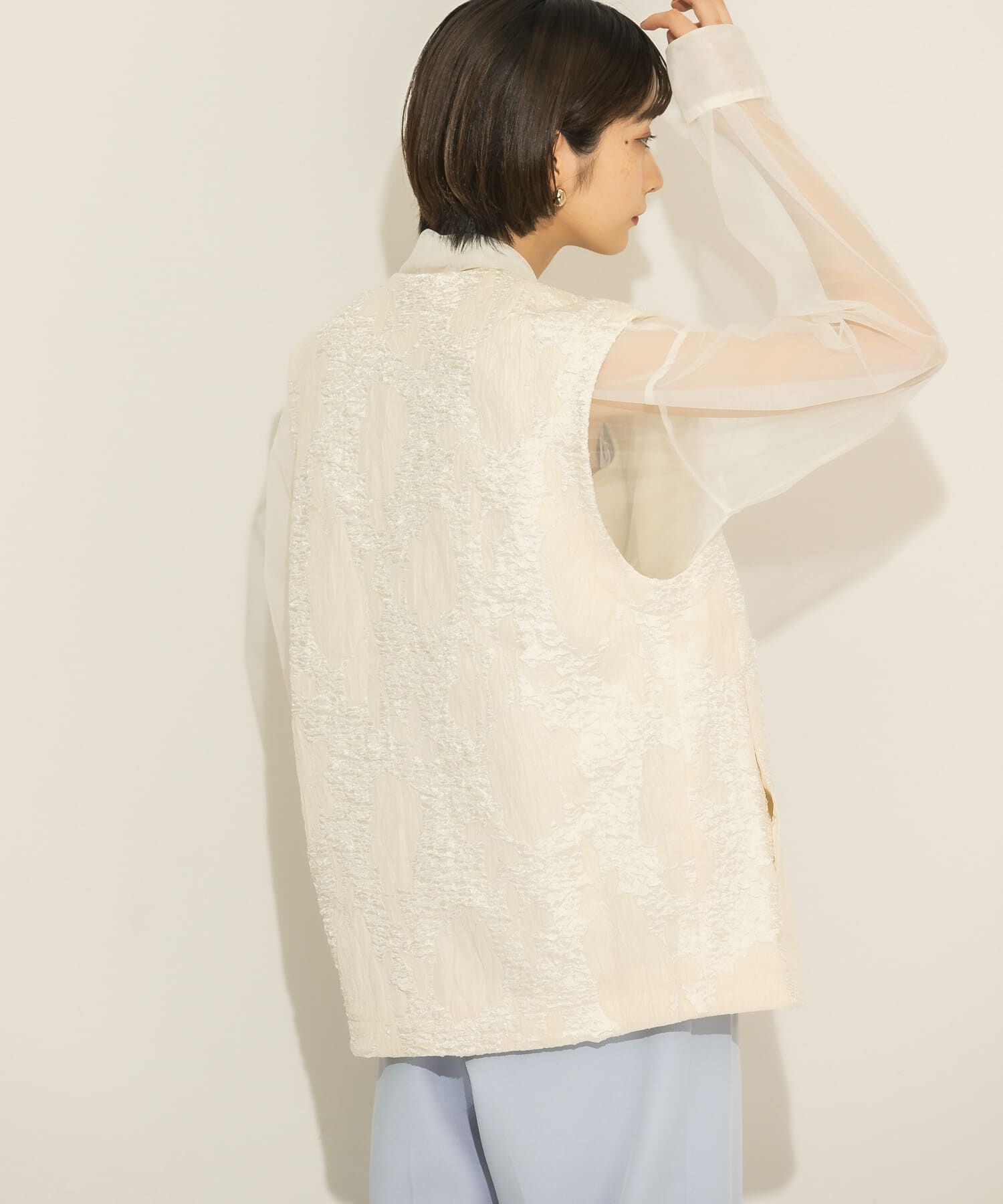  「BIGジャガードベスト」|ベスト・ジレ|