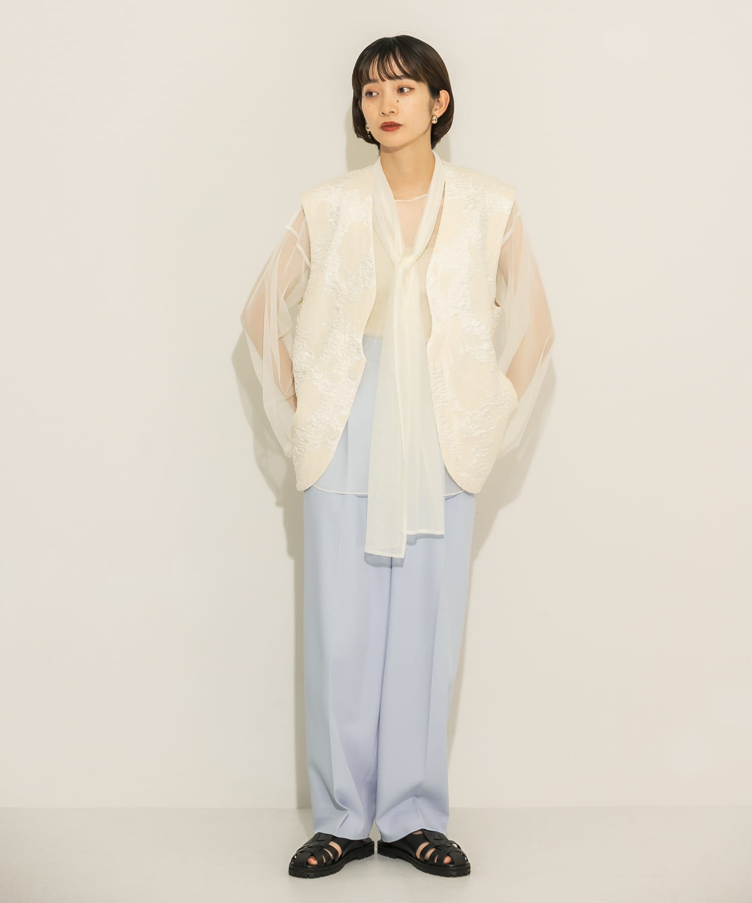  「BIGジャガードベスト」|ベスト・ジレ|