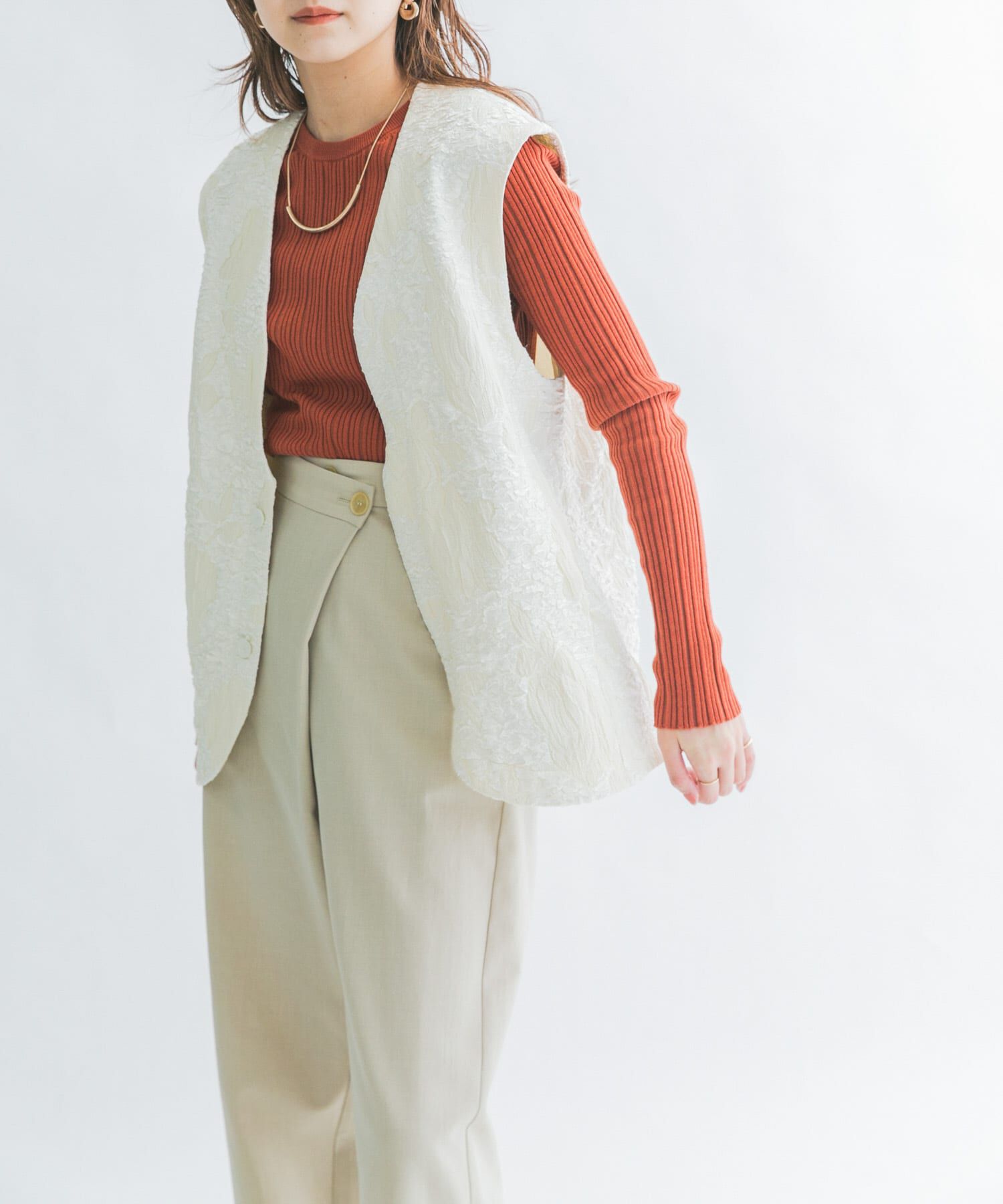  「BIGジャガードベスト」|ベスト・ジレ|