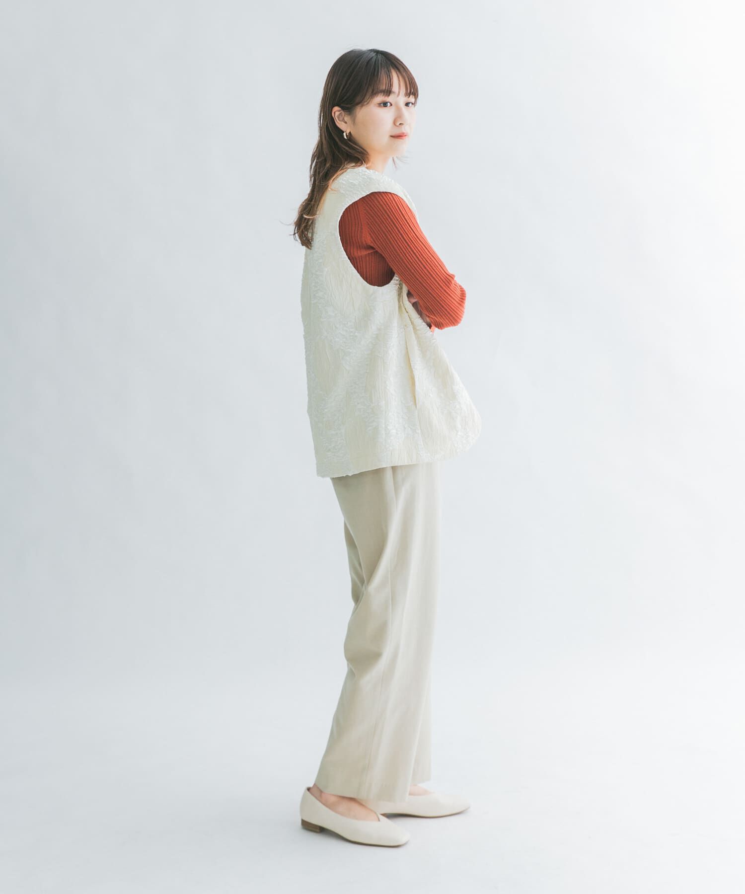  「BIGジャガードベスト」|ベスト・ジレ|