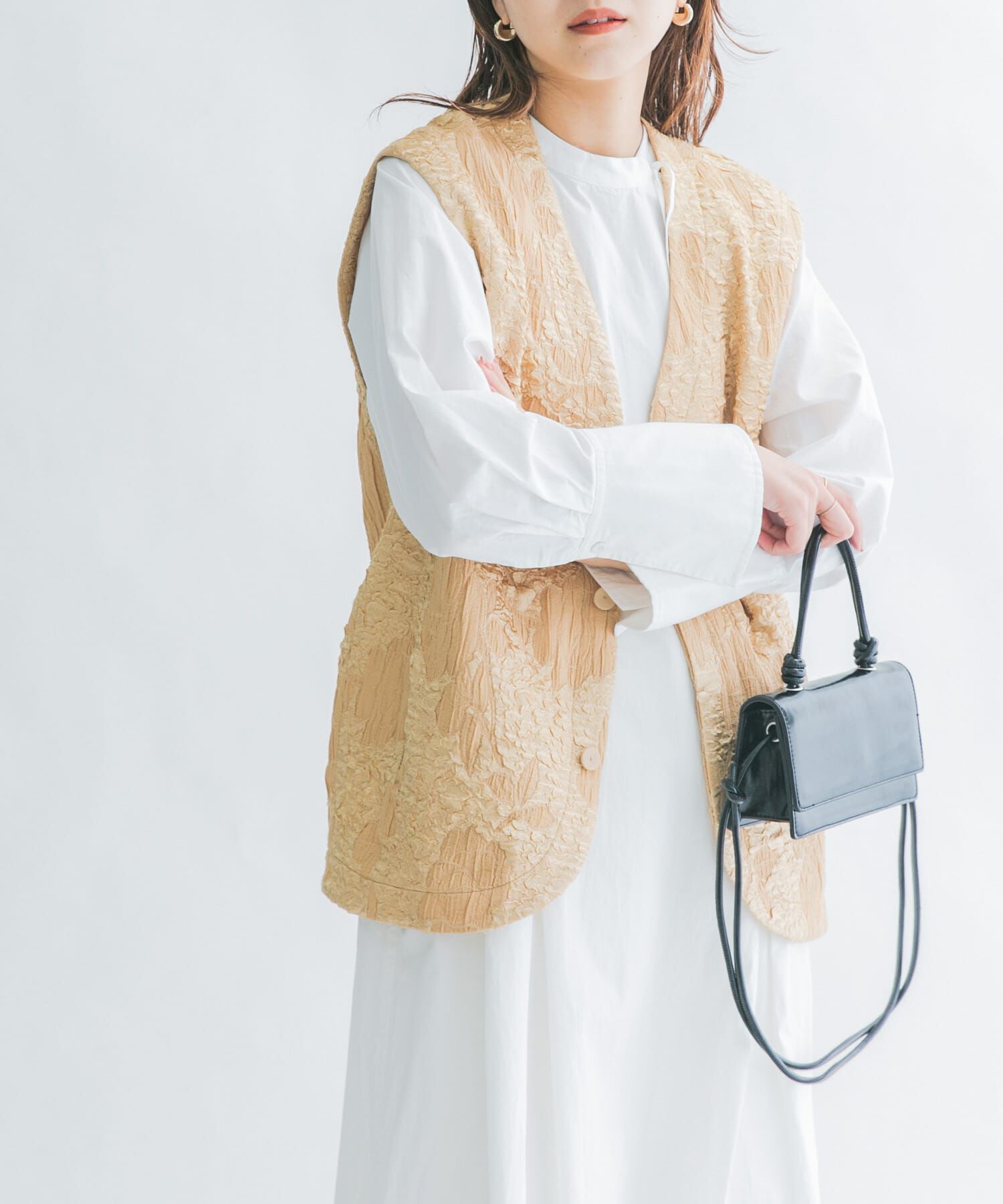  「BIGジャガードベスト」|ベスト・ジレ|