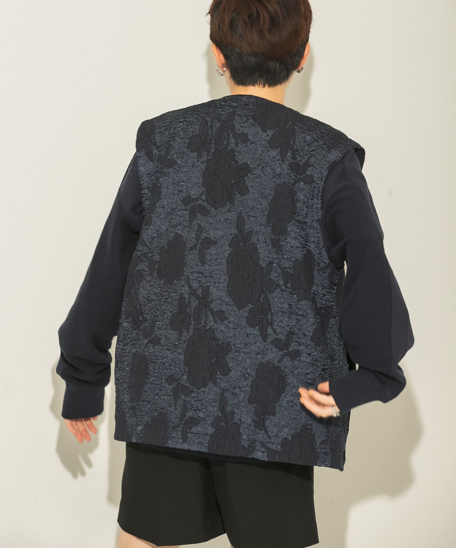  「BIGジャガードベスト」|ベスト・ジレ|