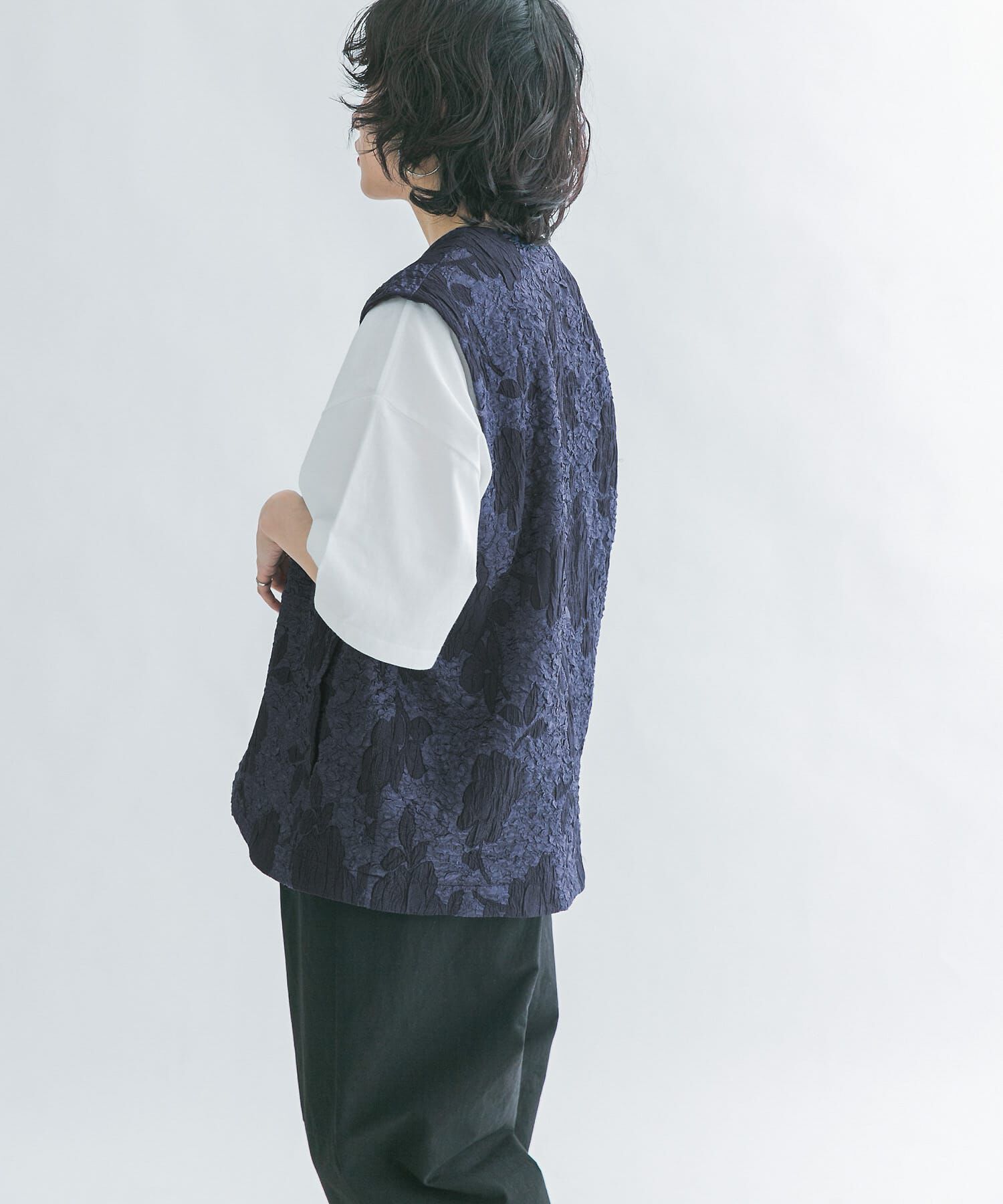  「BIGジャガードベスト」|ベスト・ジレ|