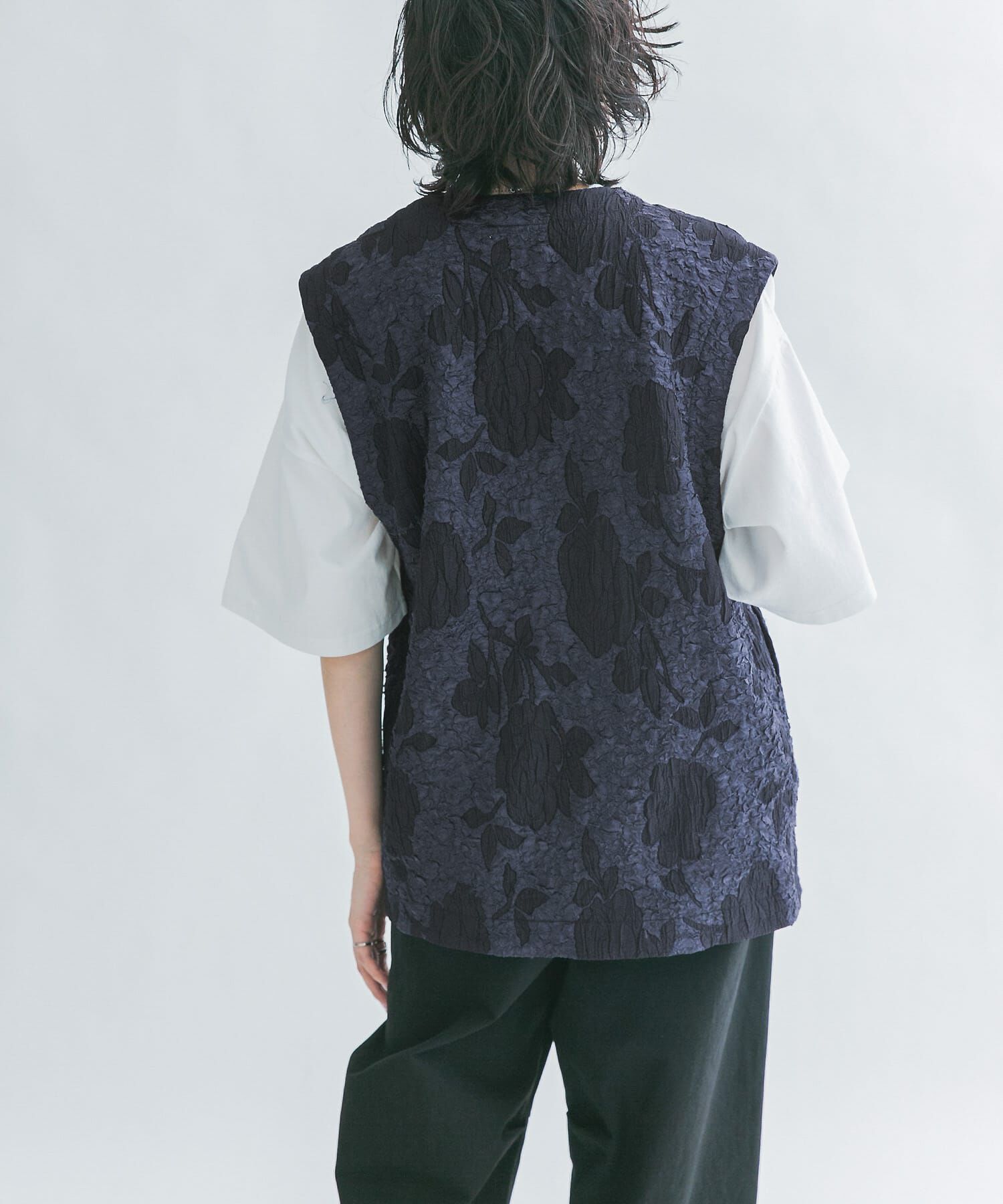  「BIGジャガードベスト」|ベスト・ジレ|