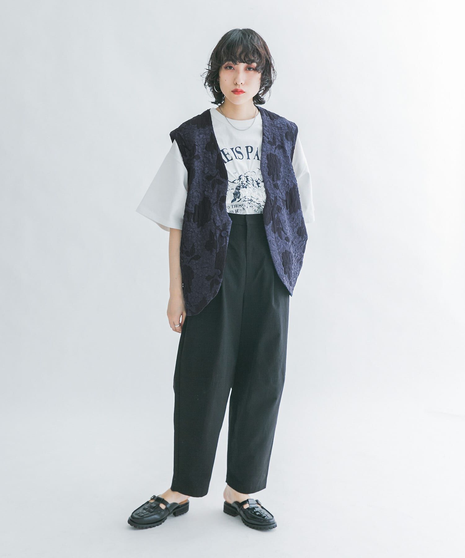  「BIGジャガードベスト」|ベスト・ジレ|