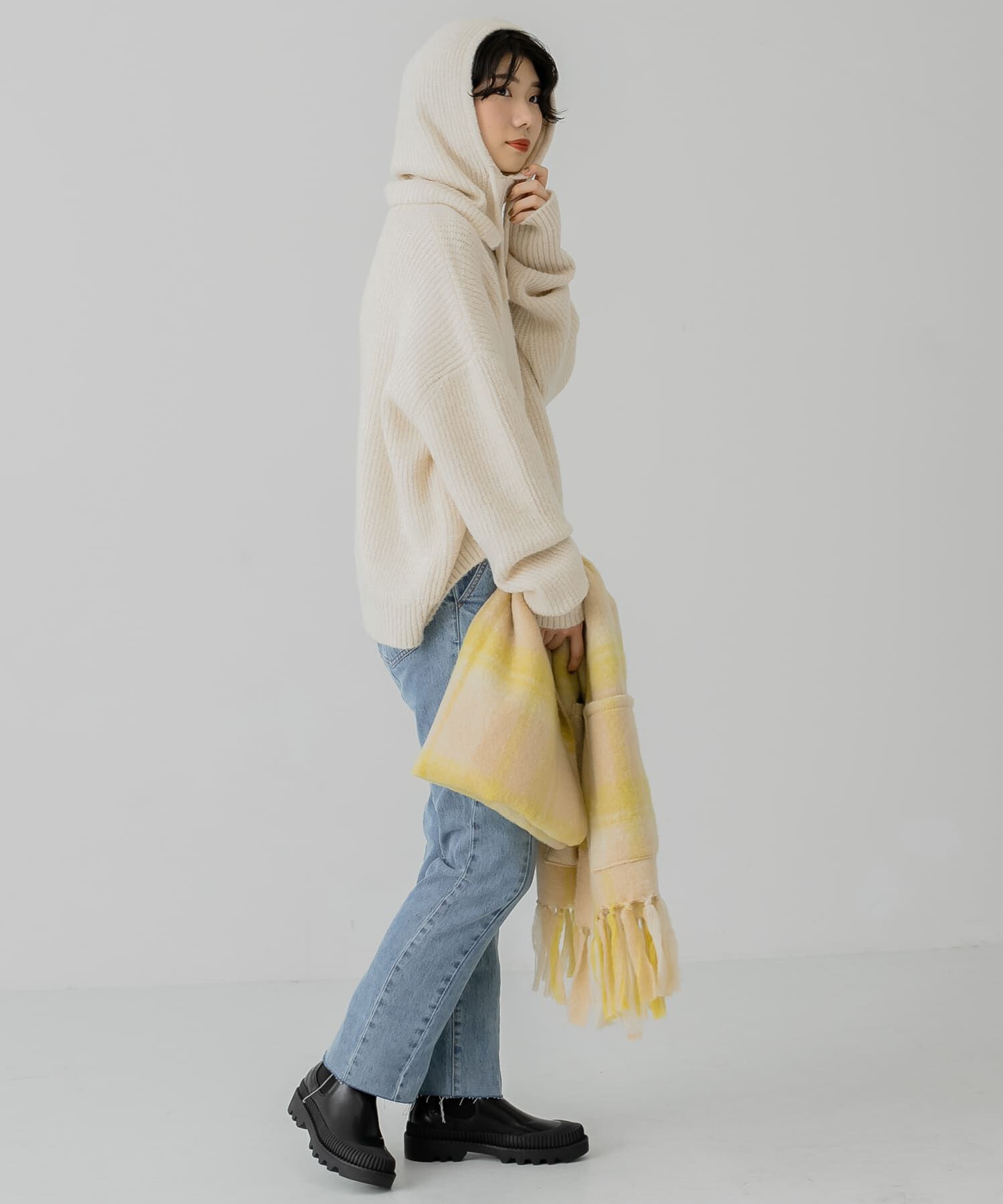  「バラクラバSETニット」|ニット・セーター|