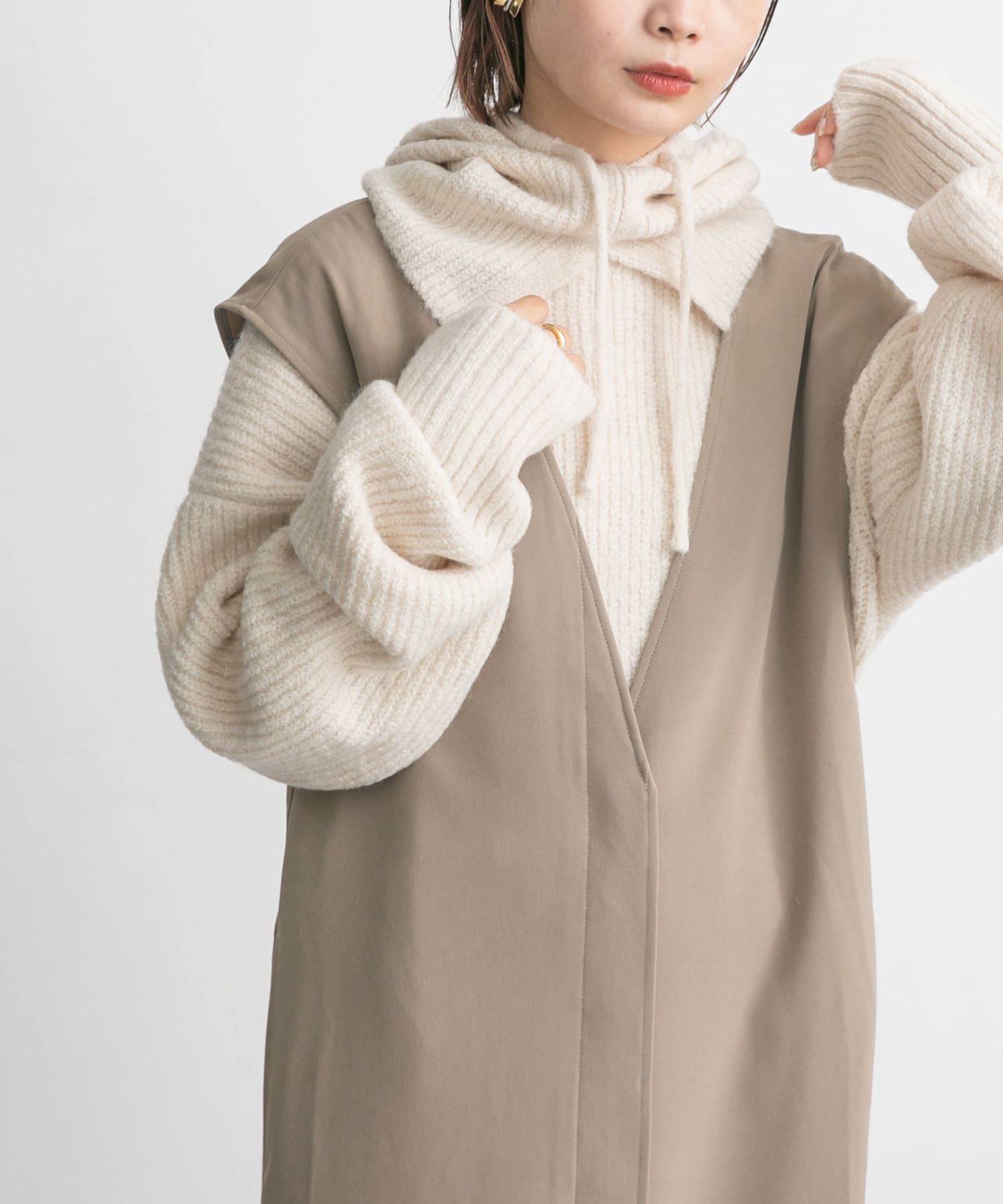  「バラクラバSETニット」|ニット・セーター|