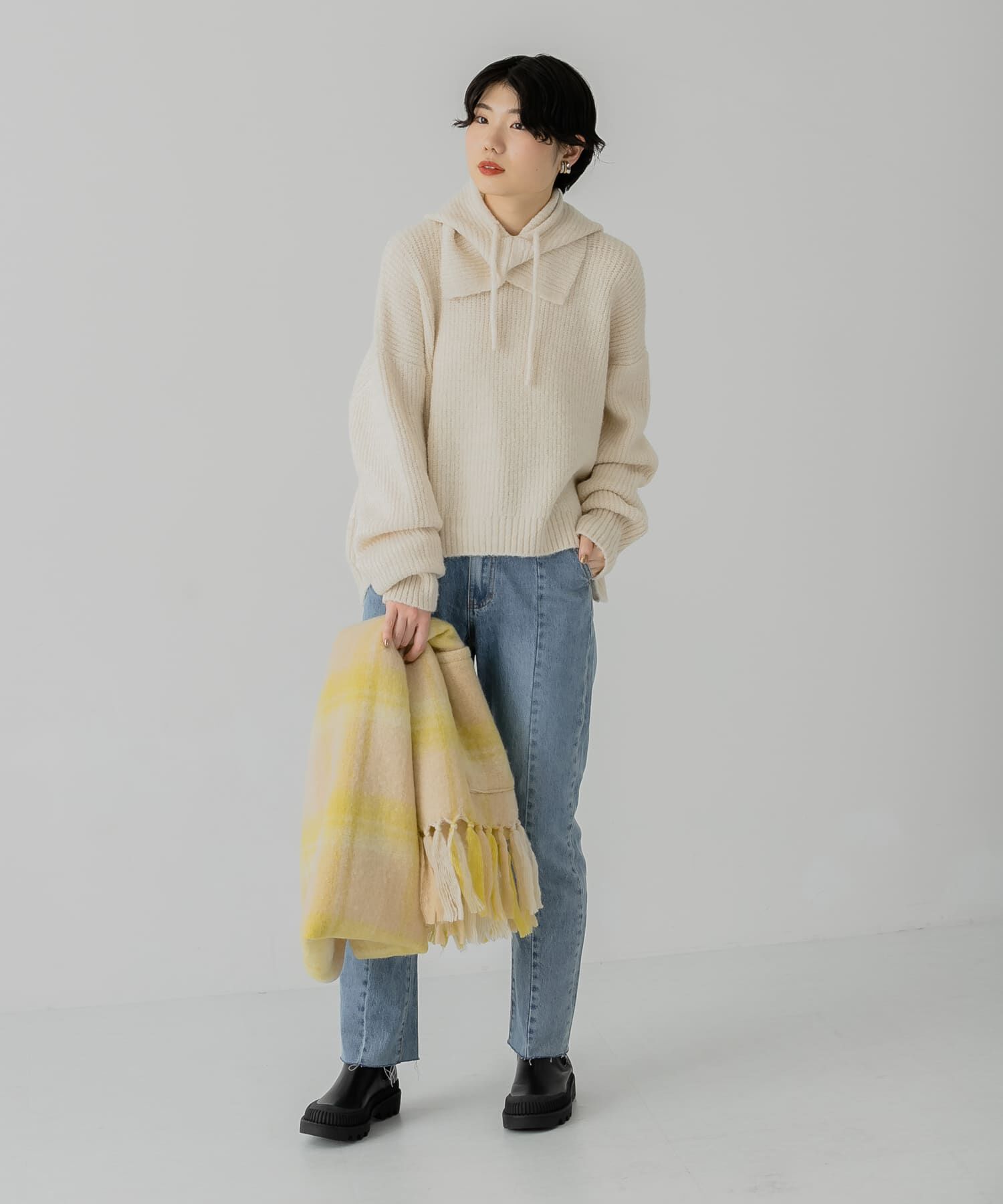  「バラクラバSETニット」|ニット・セーター|