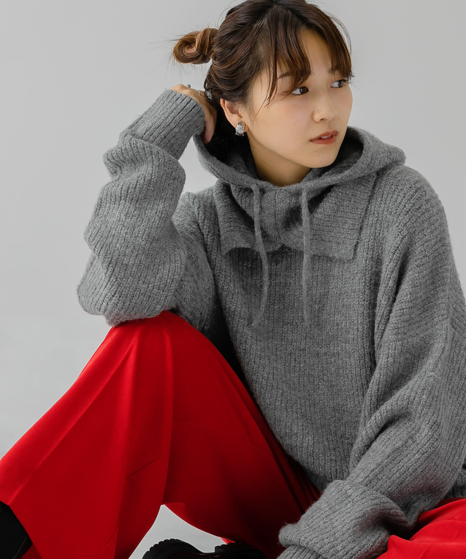  「バラクラバSETニット」|ニット・セーター|