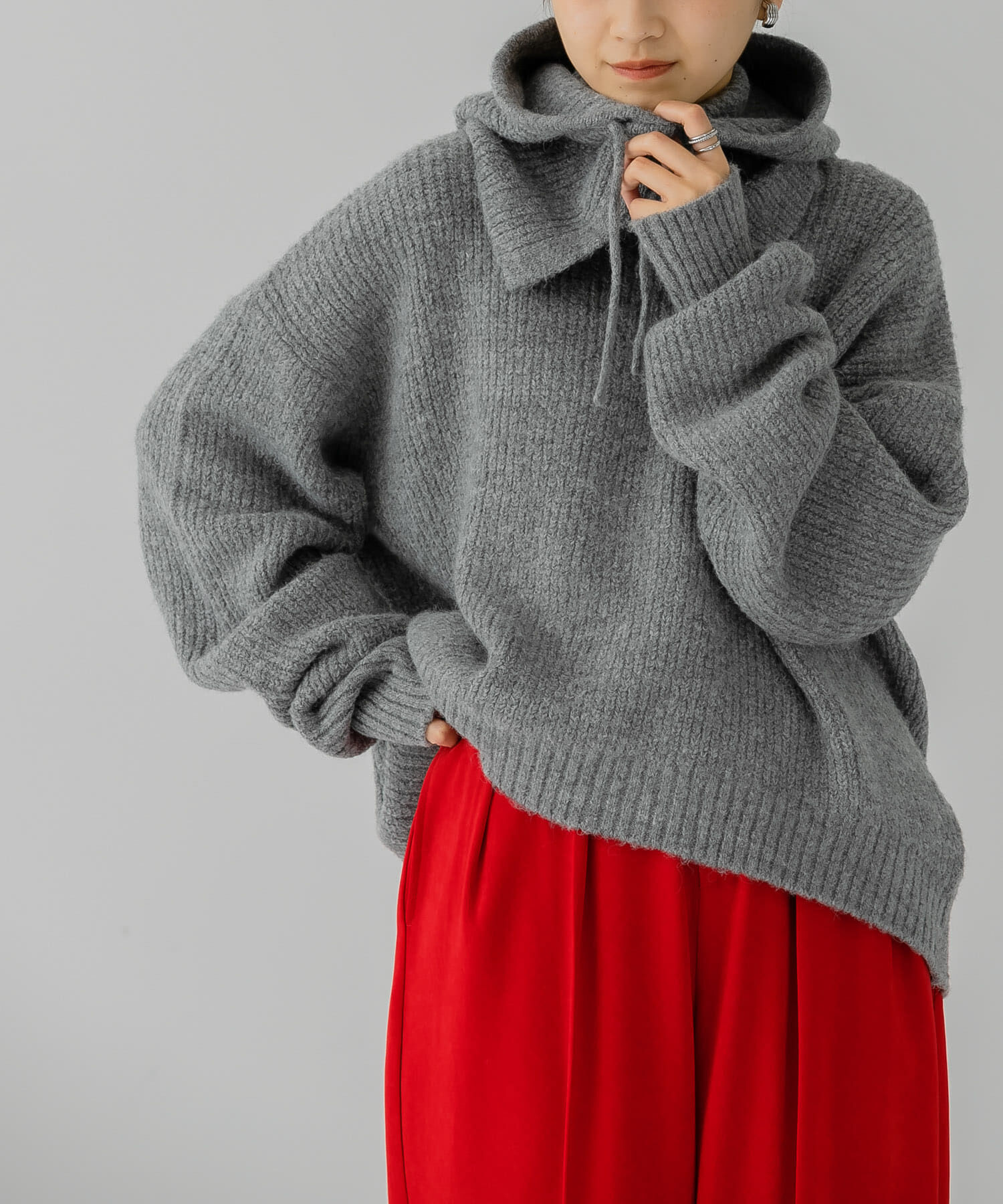  「バラクラバSETニット」|ニット・セーター|