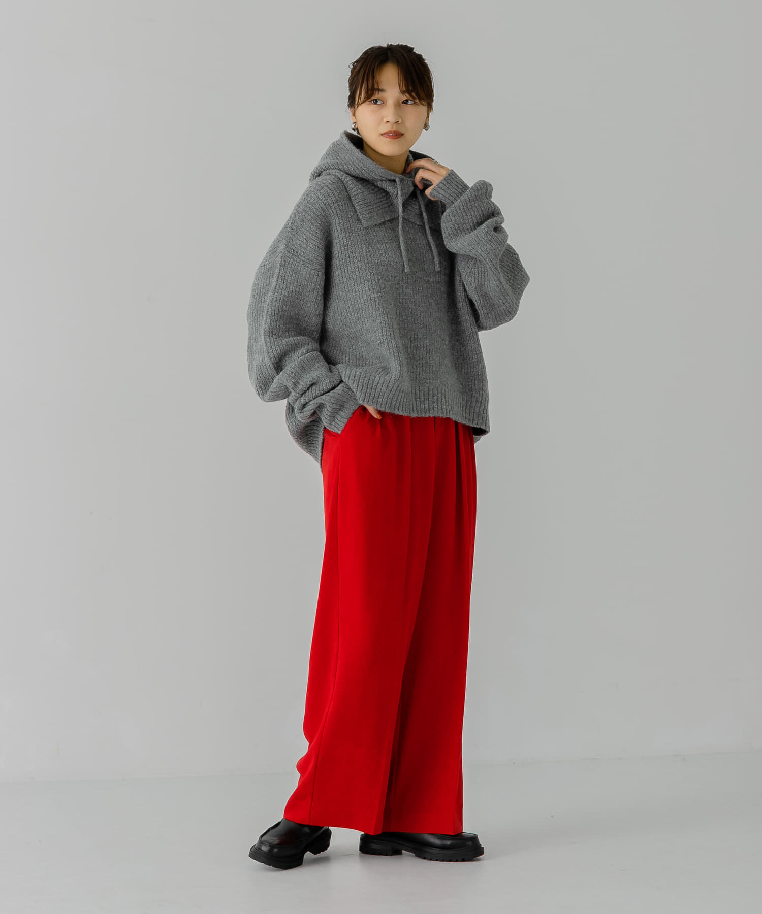  「バラクラバSETニット」|ニット・セーター|