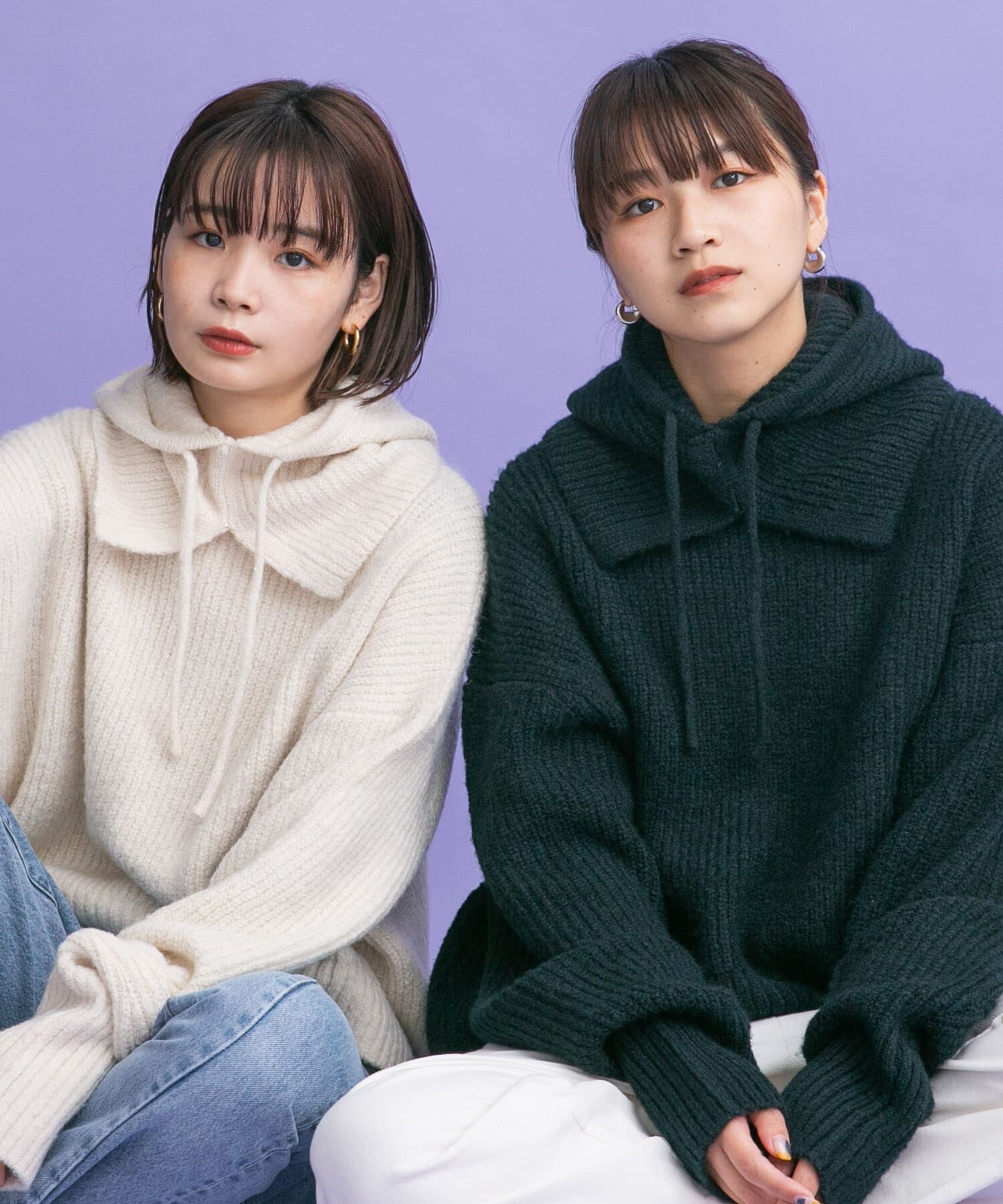  「バラクラバSETニット」|ニット・セーター|