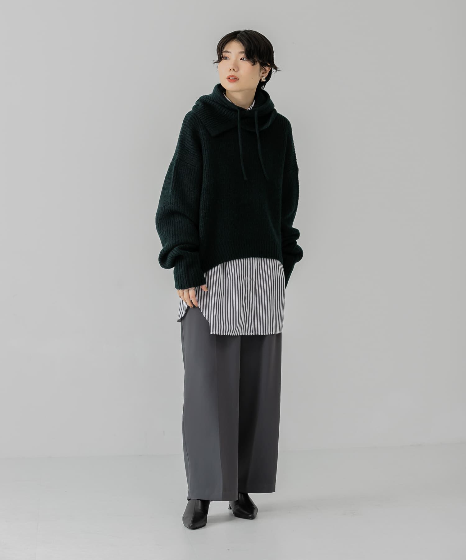  「バラクラバSETニット」|ニット・セーター|