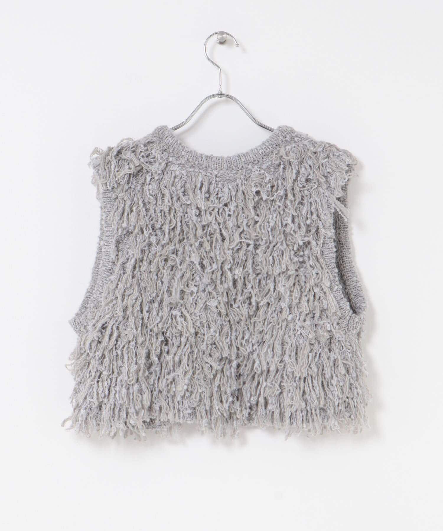  「ループニットベスト」|ベスト・ジレ|